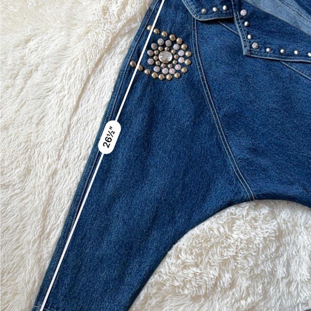 Apache Vintage Embellished Denim Jacket - Picture 5 of 6